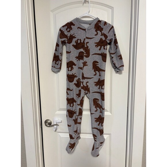 Pajamas carters footed onesie zip up 6/6A - Picture 1 of 4